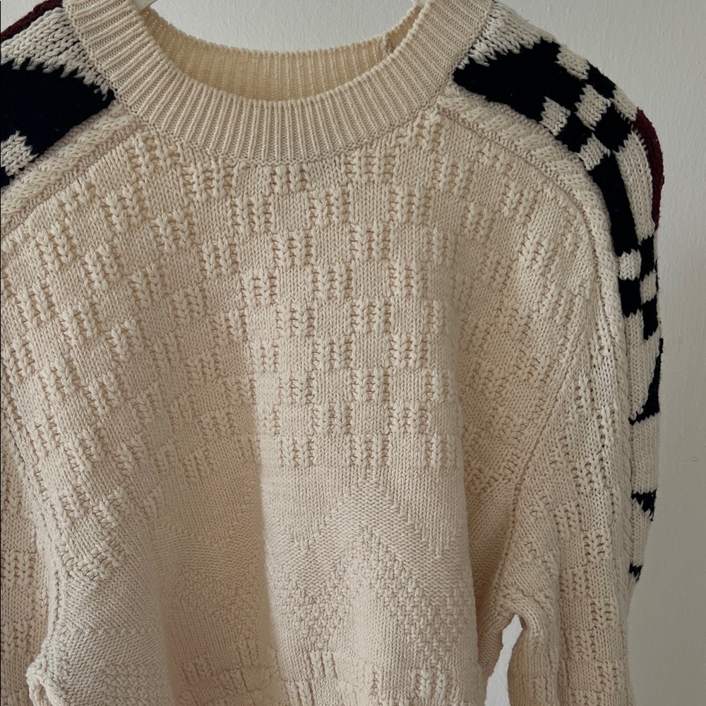 Isabel Marant Cream and Black Patterned Sweater - Picture 4 of 6